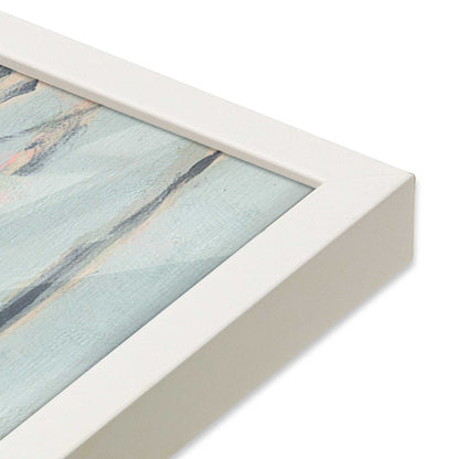 [Color:Opaque White], Picture of art in a Opaque White frame of the corner