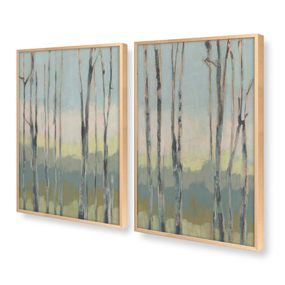 [Color:Raw Maple], Picture of art in a Raw Maple frame at an angle