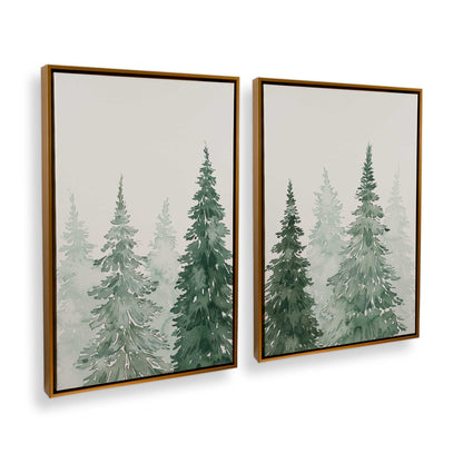 [Color:Polished Gold], Picture of art in a Polished Gold frame at an angle
