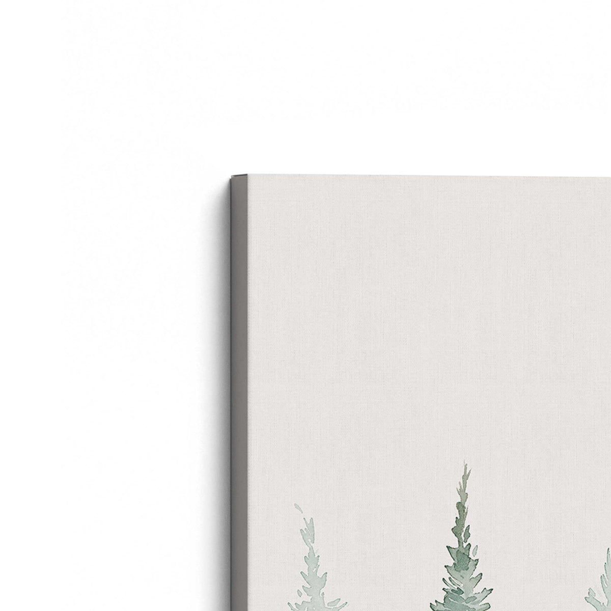 [Color:Stretched Canvas], Picture of the corner of the art