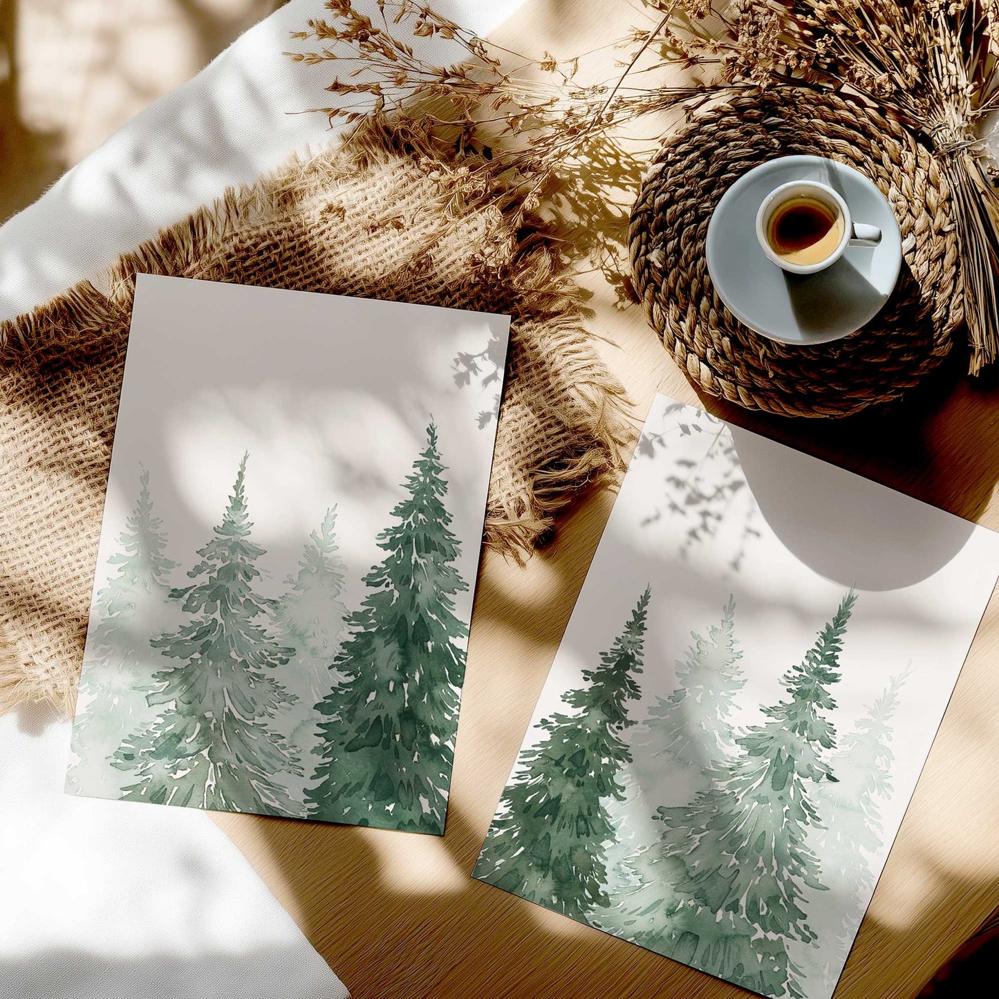 [color:Rolled Print], Picture in a room