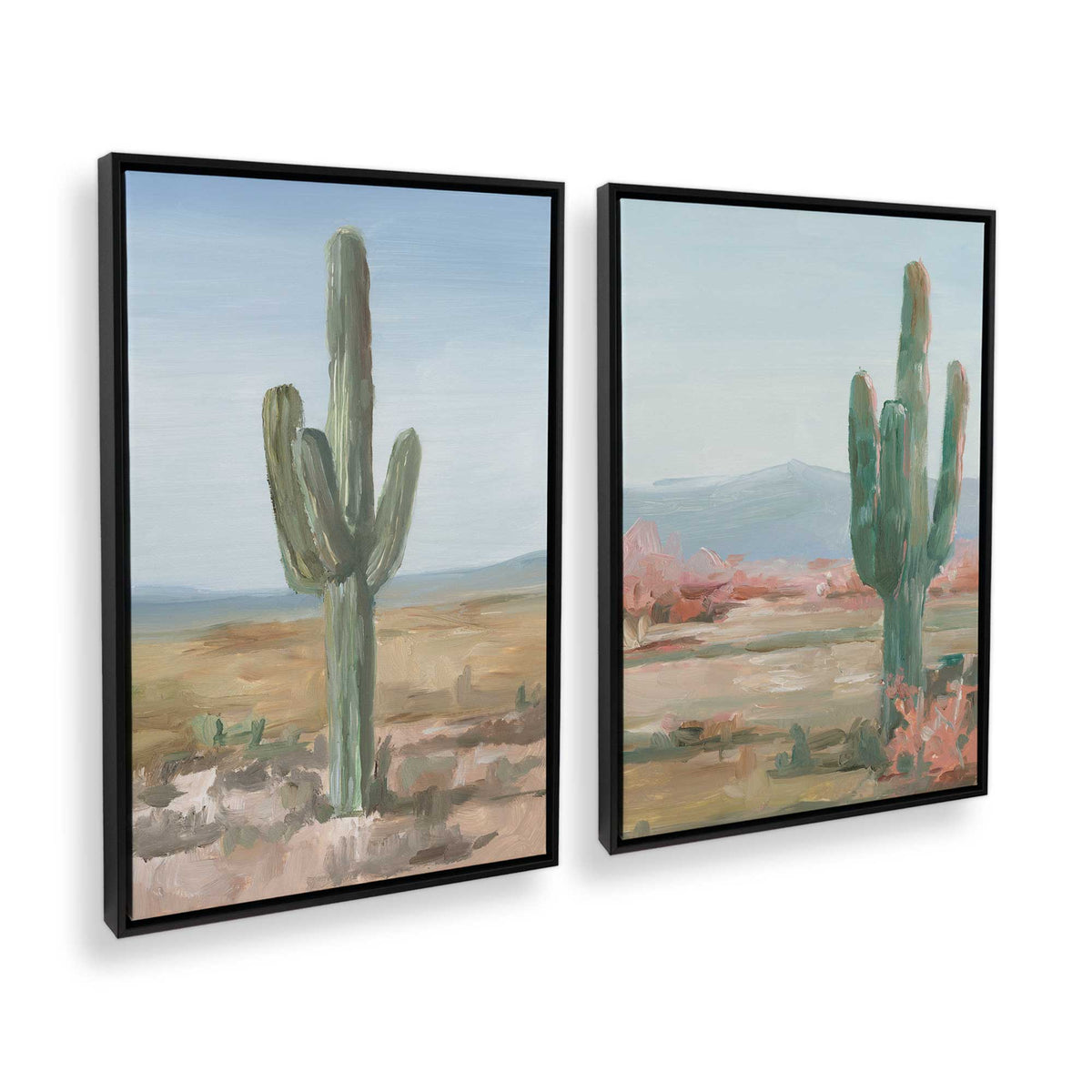 [Color:Satin Black], Picture of art in a Satin Black frame at an angle