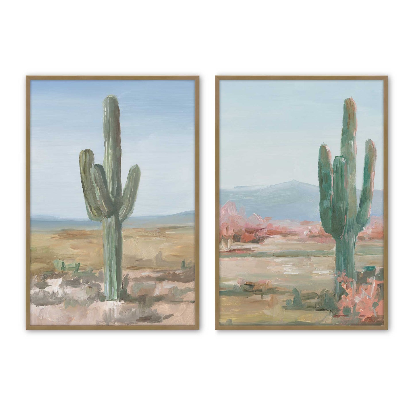 [Color:Brushed Gold], Picture of art in a Brushed Gold frame