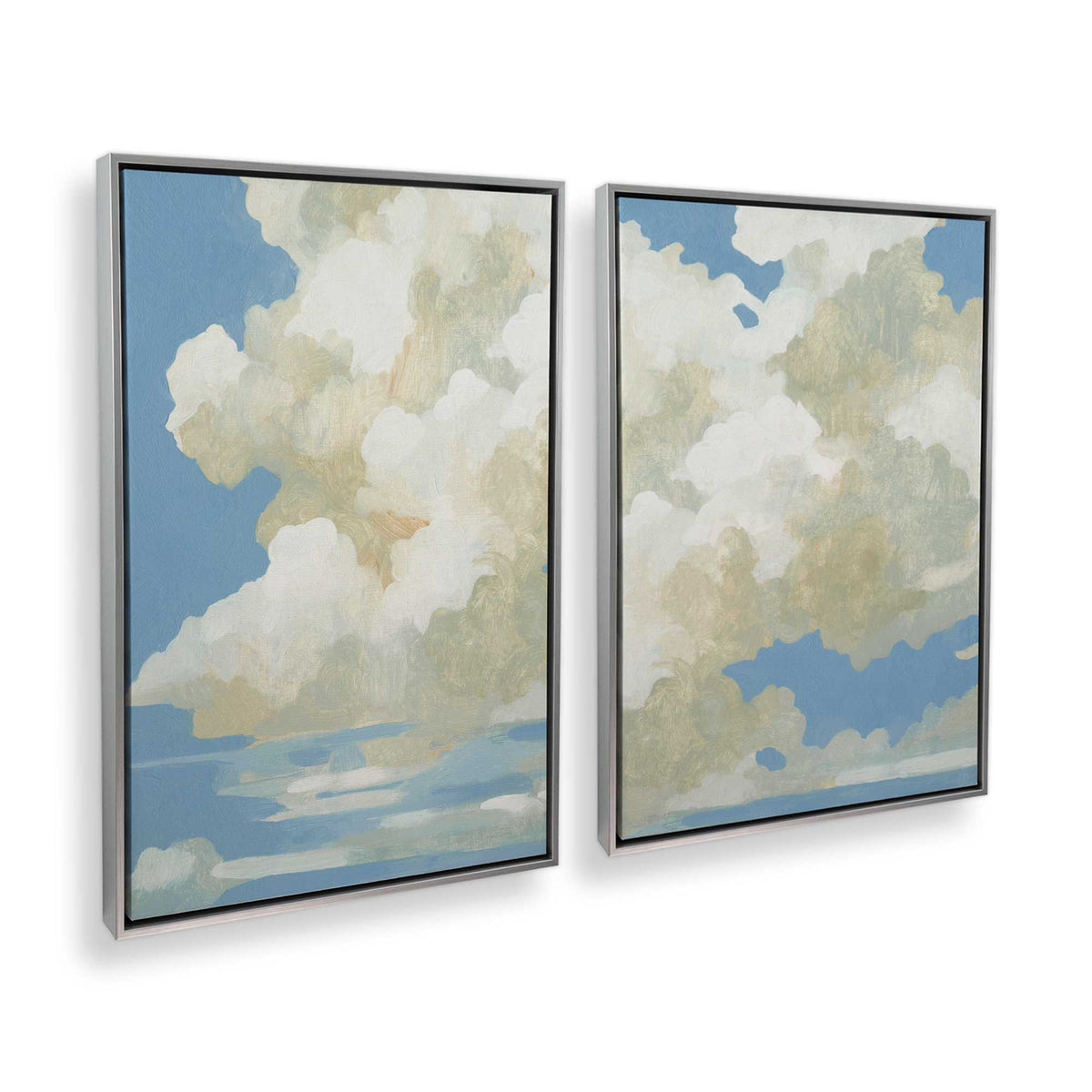 [Color:Polished Chrome], Picture of art in a Polished Chrome frame at an angle