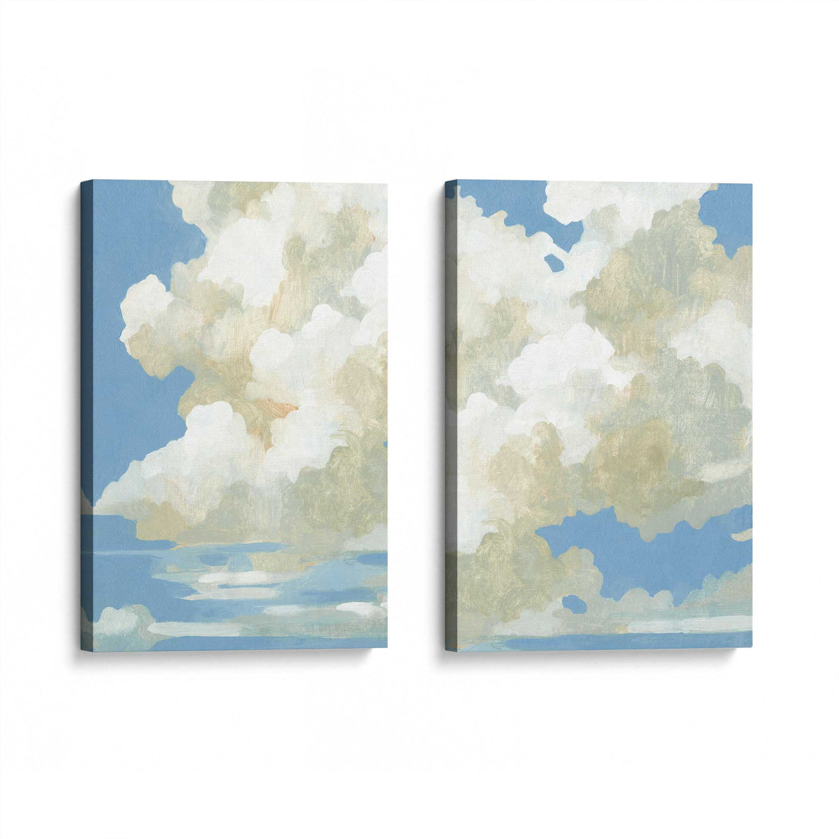 [Color:Stretched Canvas], Picture of art at an angle