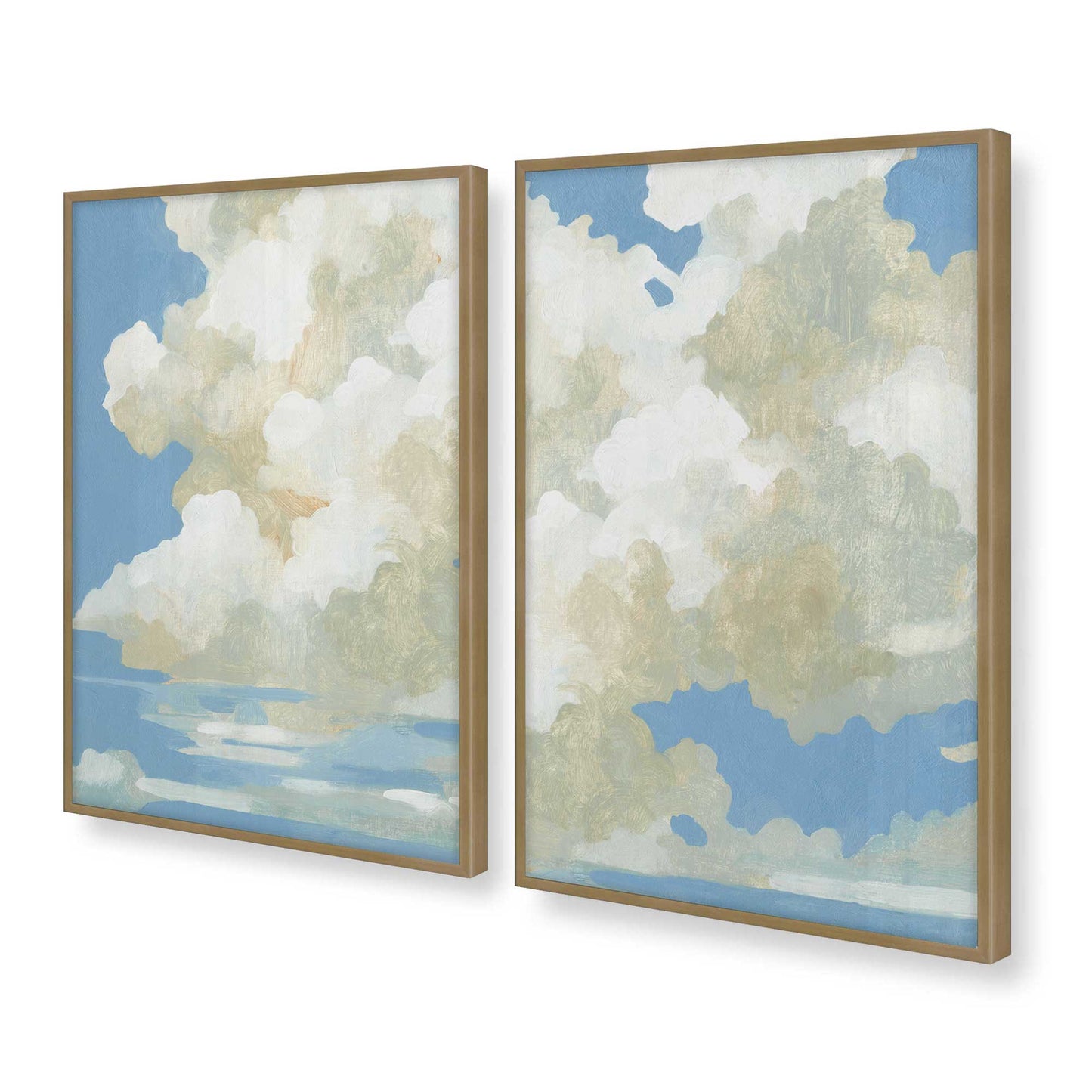 [Color:Weathered Zinc], Picture of art in a Weathered Zinc frame at an angle
