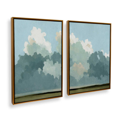 [Color:Polished Gold], Picture of art in a Polished Gold frame at an angle