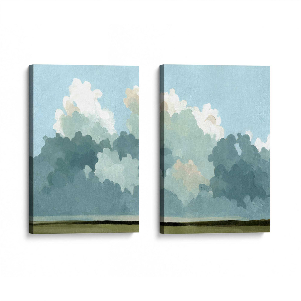 [Color:Stretched Canvas], Picture of art at an angle