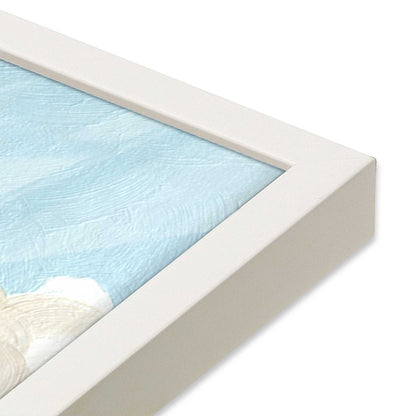 [Color:Opaque White], Picture of art in a Opaque White frame of the corner