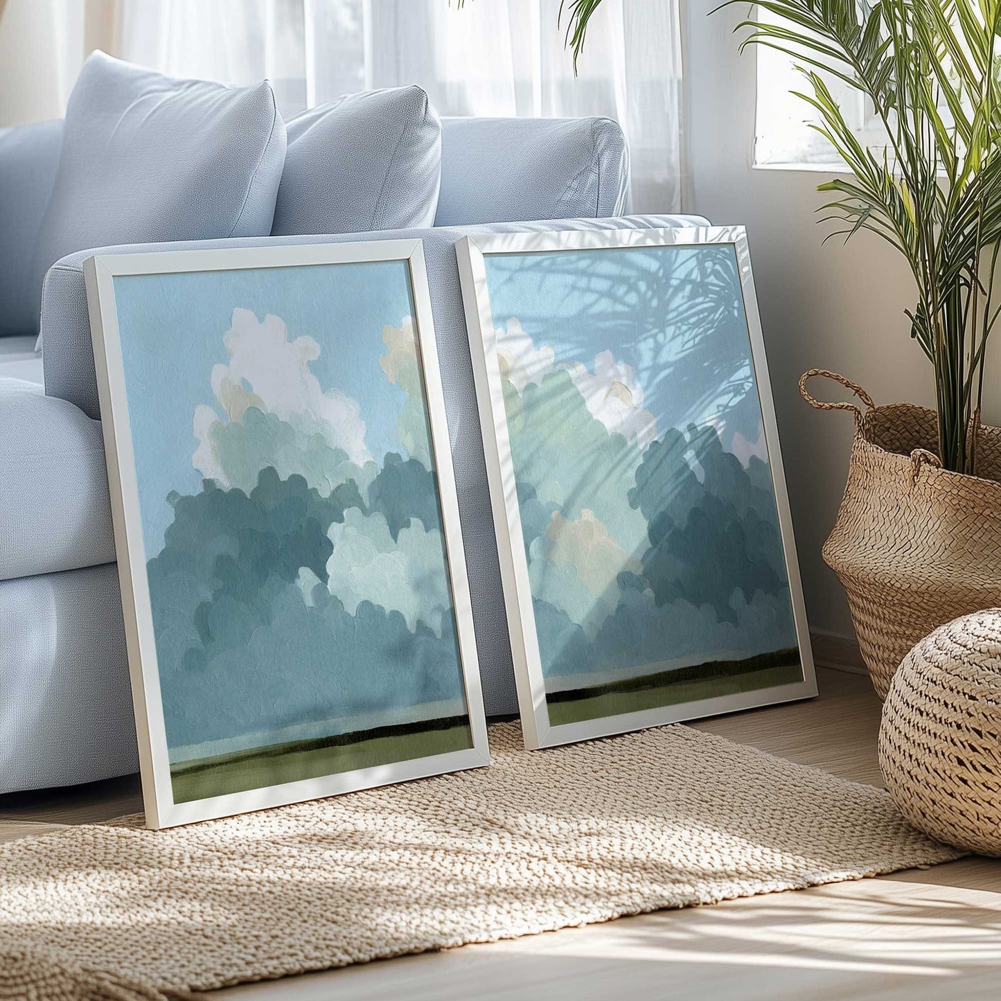[Color:Opaque White], Picture of art in a Opaque White frame