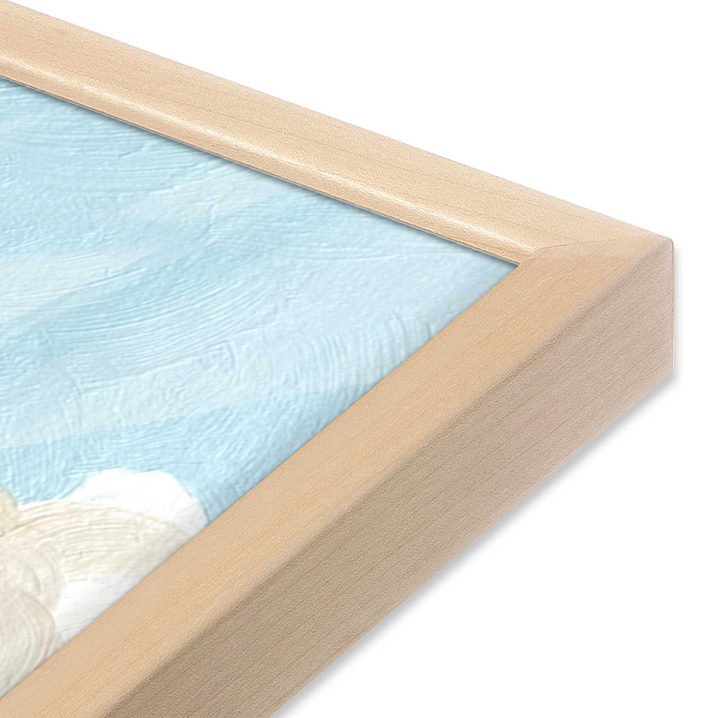 [Color:Raw Maple], Picture of art in a Raw Maple frame of the corner