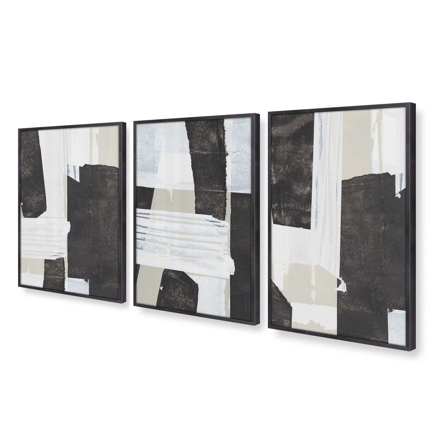 [Color:Weathered Zinc], Picture of art in a Weathered Zinc frame at an angle