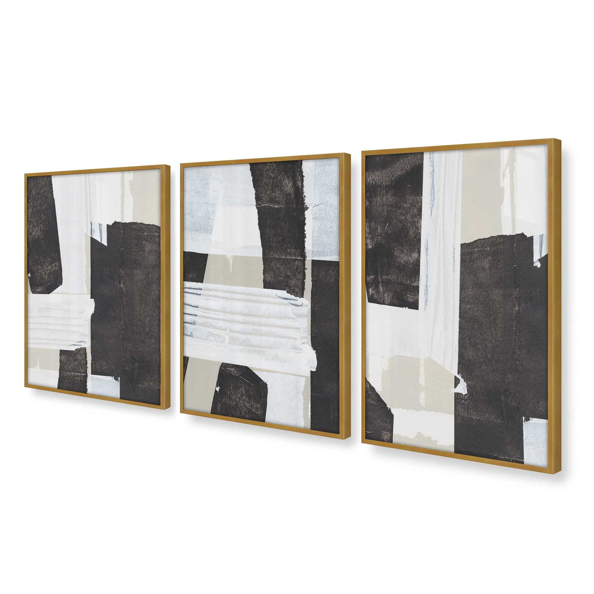 [Color:Polished Gold], Picture of art in a Polished Gold frame at an angle