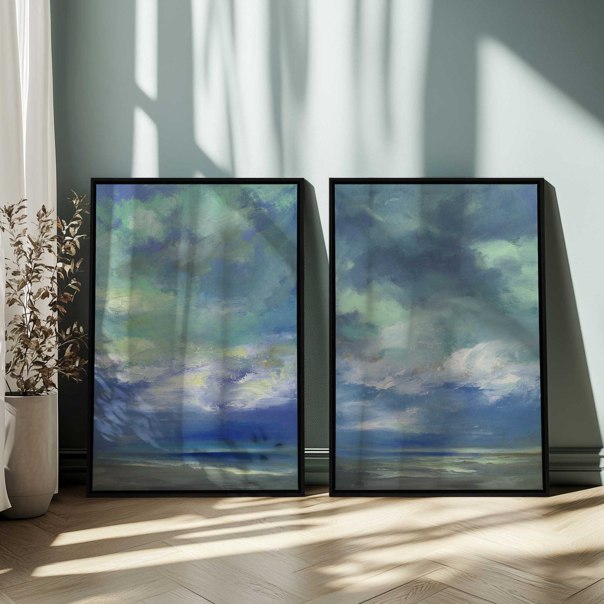 [Color:Satin Black], Picture of art in a Satin Black frame