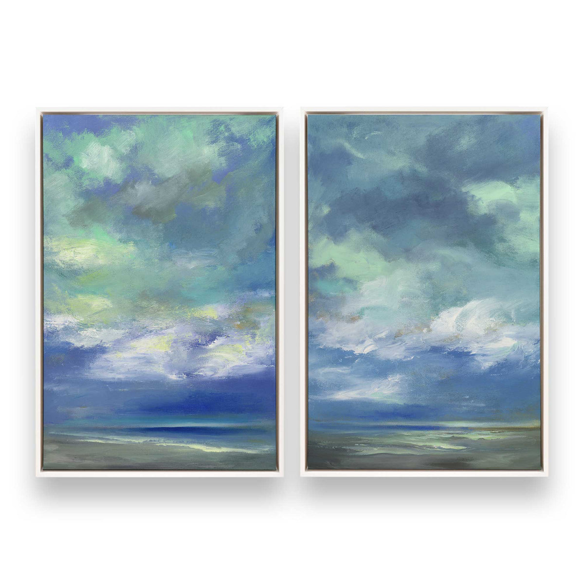 [Color:Opaque White], Picture of art in a White frame