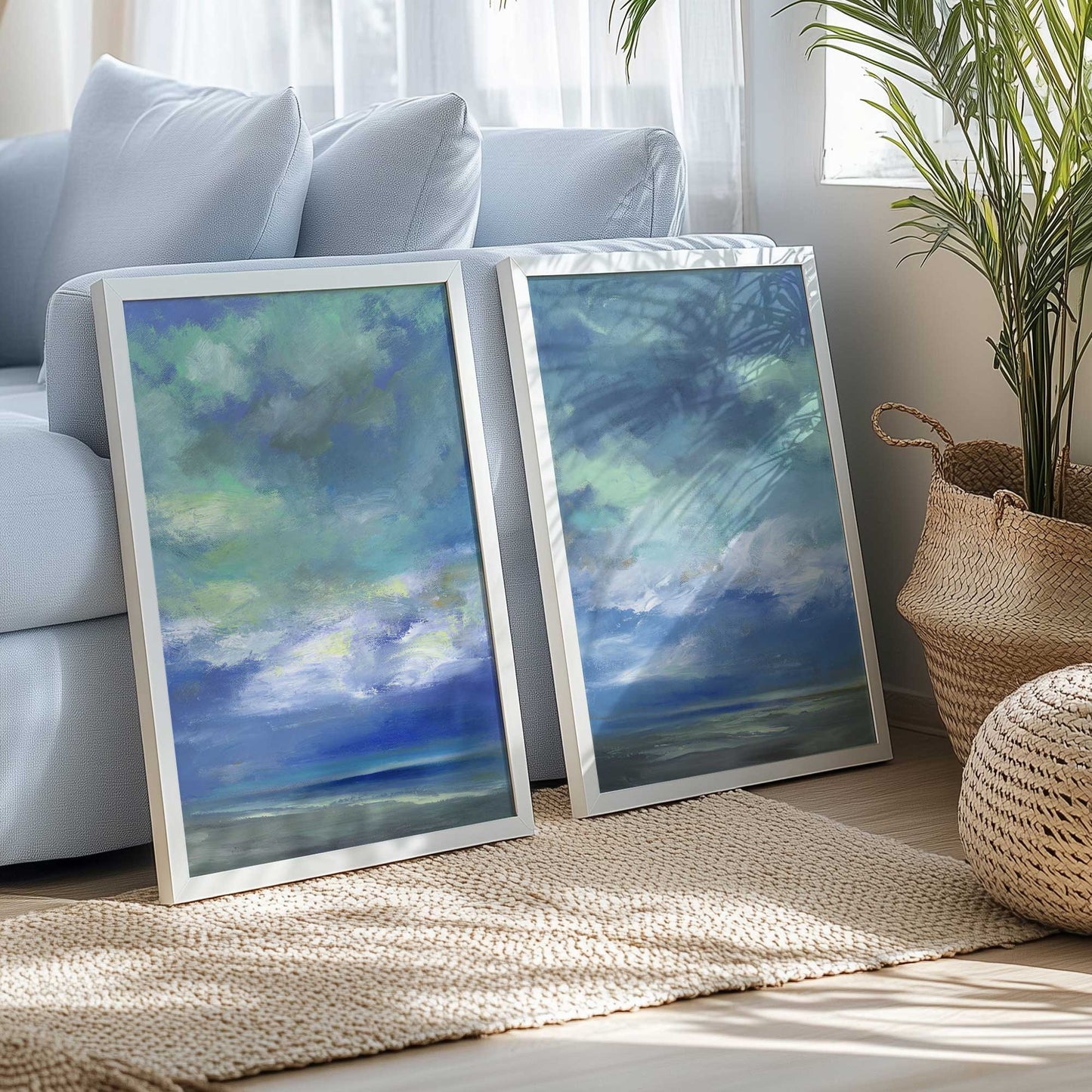 [Color:Opaque White], Picture of art in a Opaque White frame