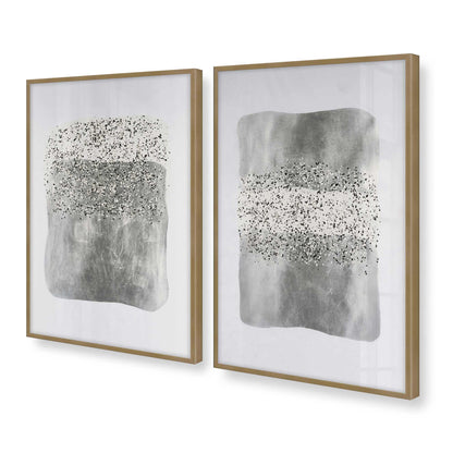 [Color:Brushed Gold], Picture of art in a Brushed Gold frame at an angle