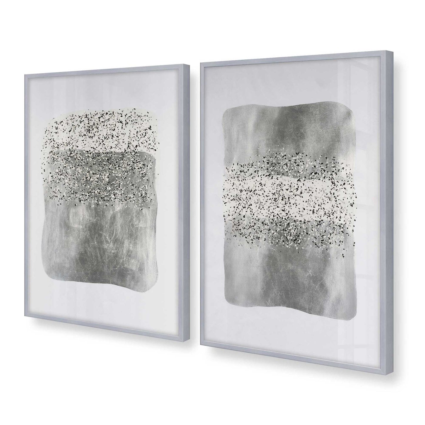 [Color:Polished Chrome], Picture of art in a Polished Chrome frame at an angle