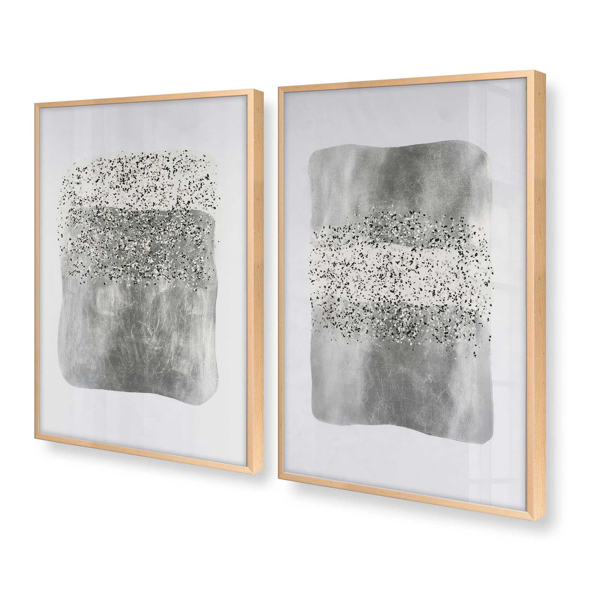 [Color:Raw Maple], Picture of art in a Raw Maple frame at an angle