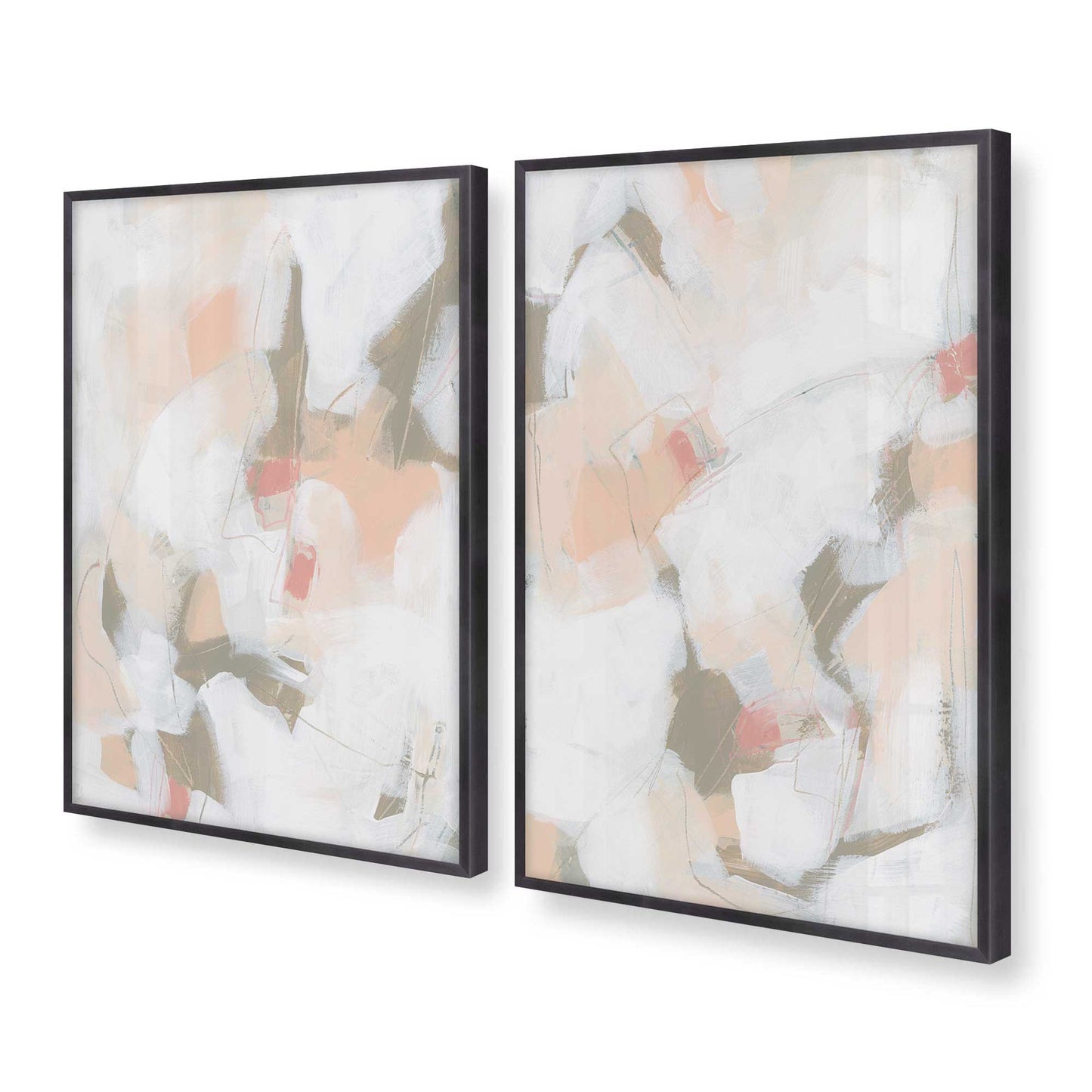 [Color:Weathered Zinc], Picture of art in a Weathered Zinc frame at an angle