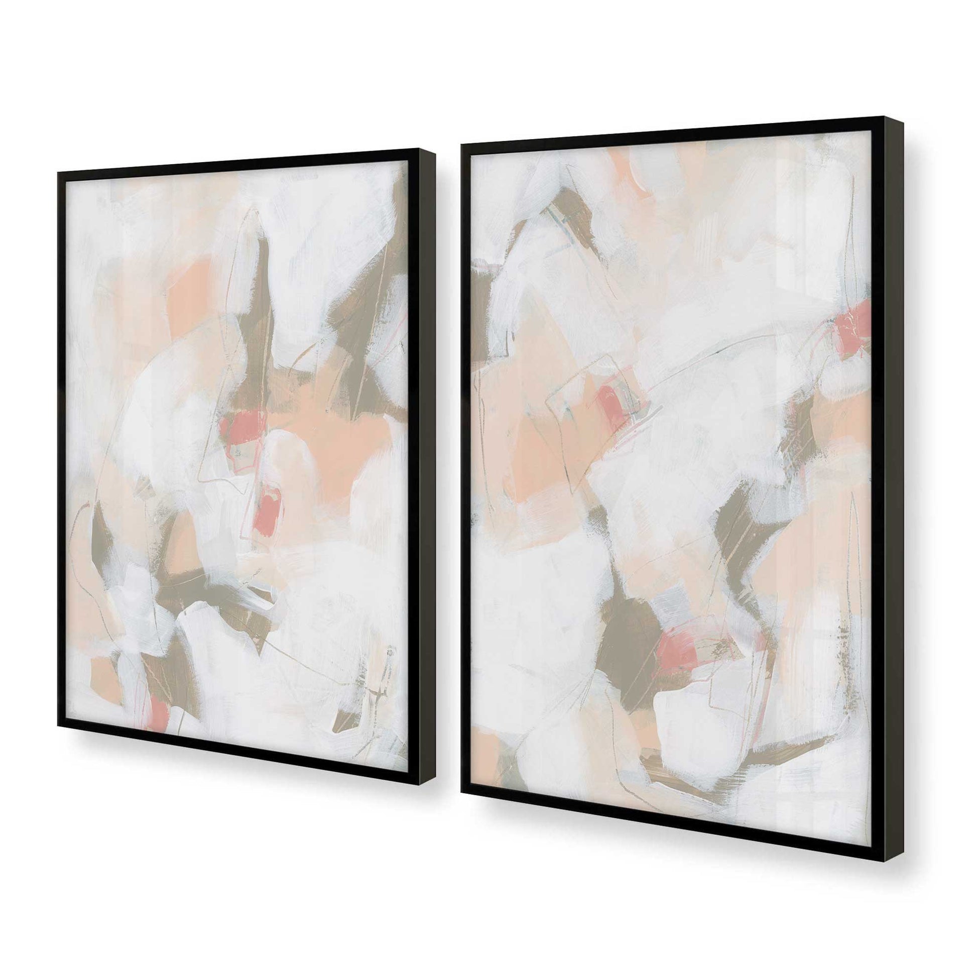 [Color:Satin Black], Picture of art in a Satin Black frame at an angle