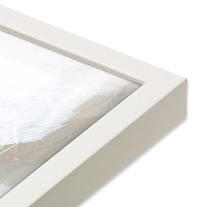 [Color:Opaque White], Picture of art in a Opaque White frame of the corner