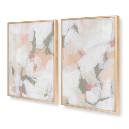 [Color:Raw Maple], Picture of art in a Raw Maple frame at an angle