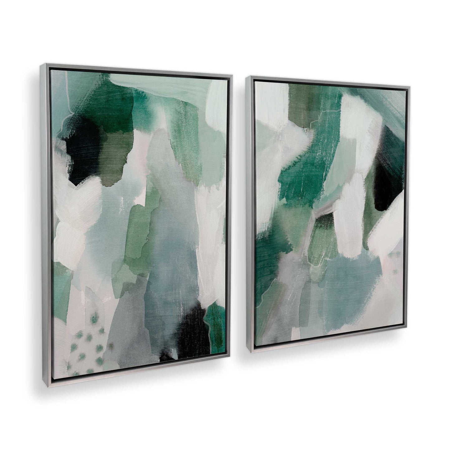 [Color:Polished Chrome], Picture of art in a Polished Chrome frame at an angle