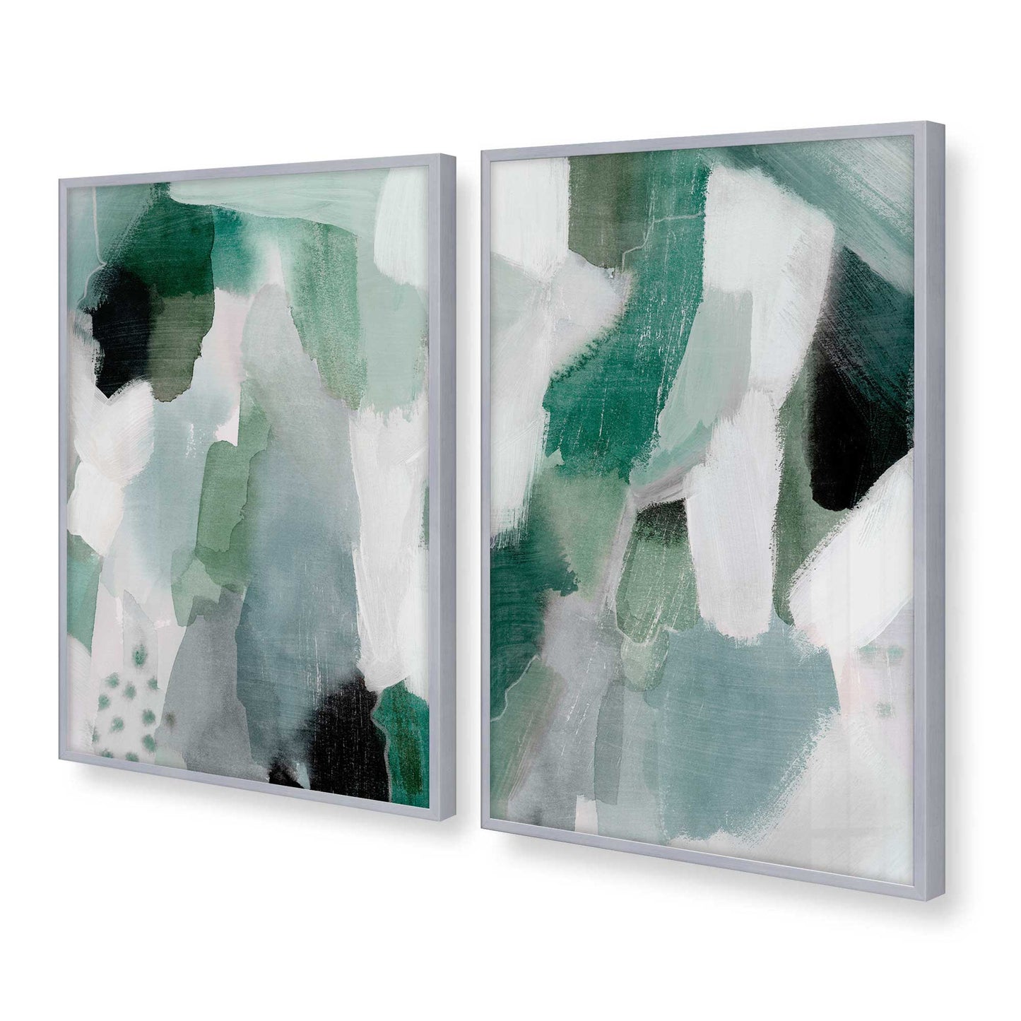 [Color:Polished Chrome], Picture of art in a Polished Chrome frame at an angle