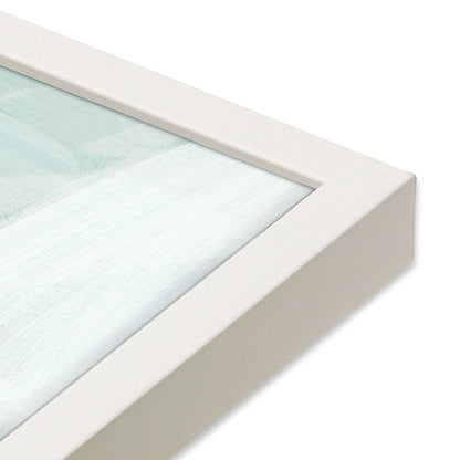 [Color:Opaque White], Picture of art in a Opaque White frame of the corner