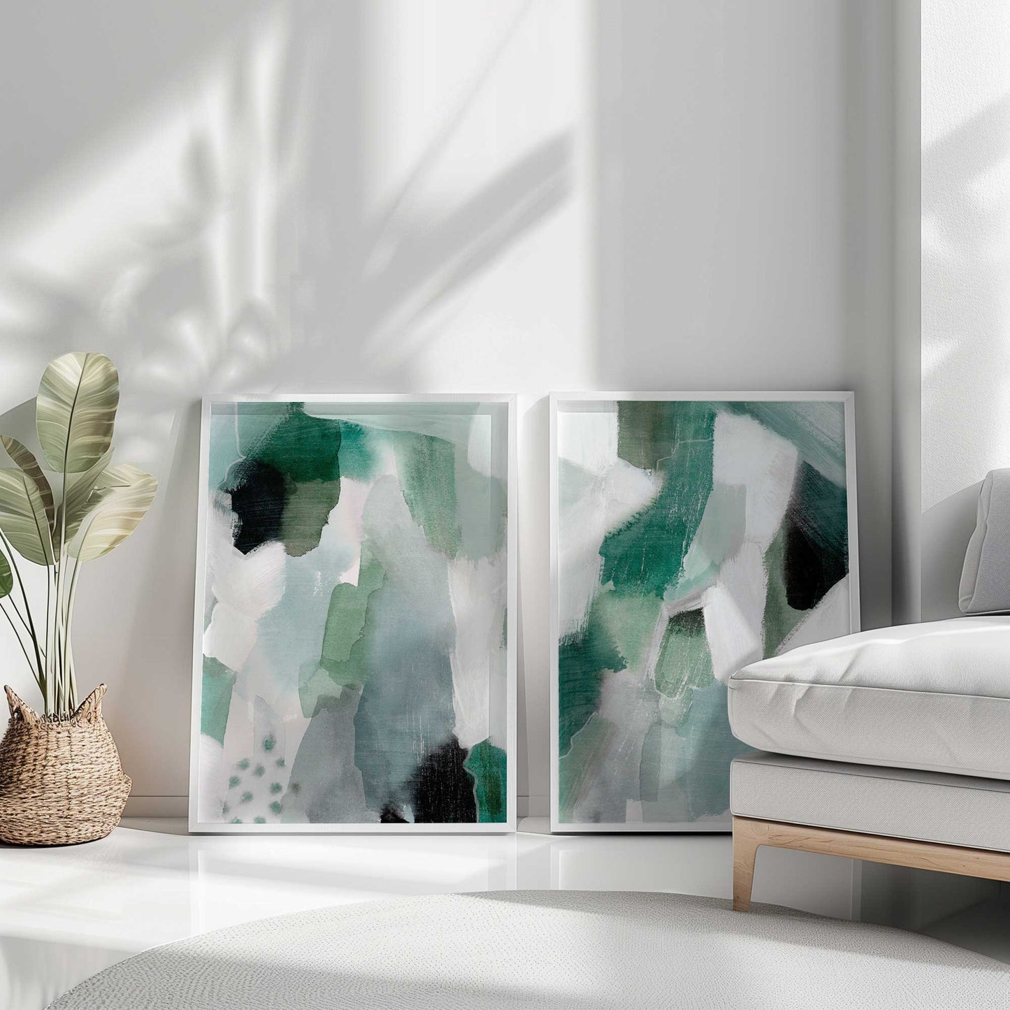 [Color:Satin Black], Picture of art in a Satin Black frame