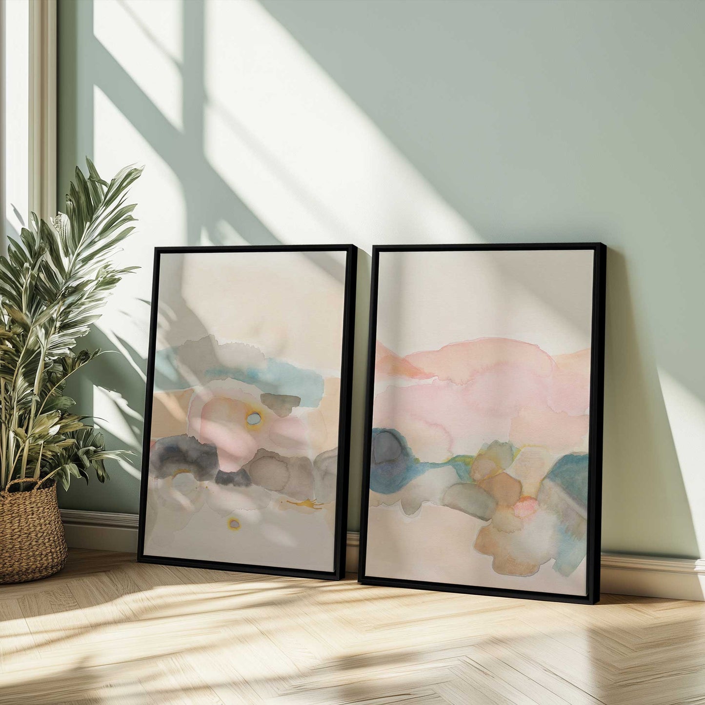 [Color:Satin Black], Picture of art in a Satin Black frame