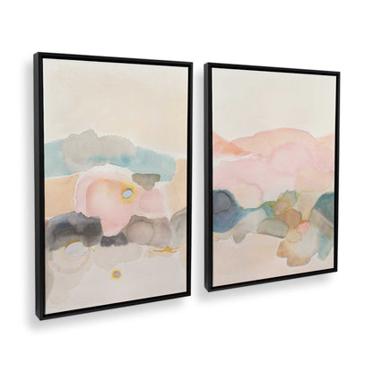[Color:Satin Black], Picture of art in a Satin Black frame at an angle