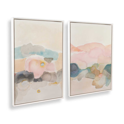 [Color:Opaque White], Picture of art in a White frame at an angle