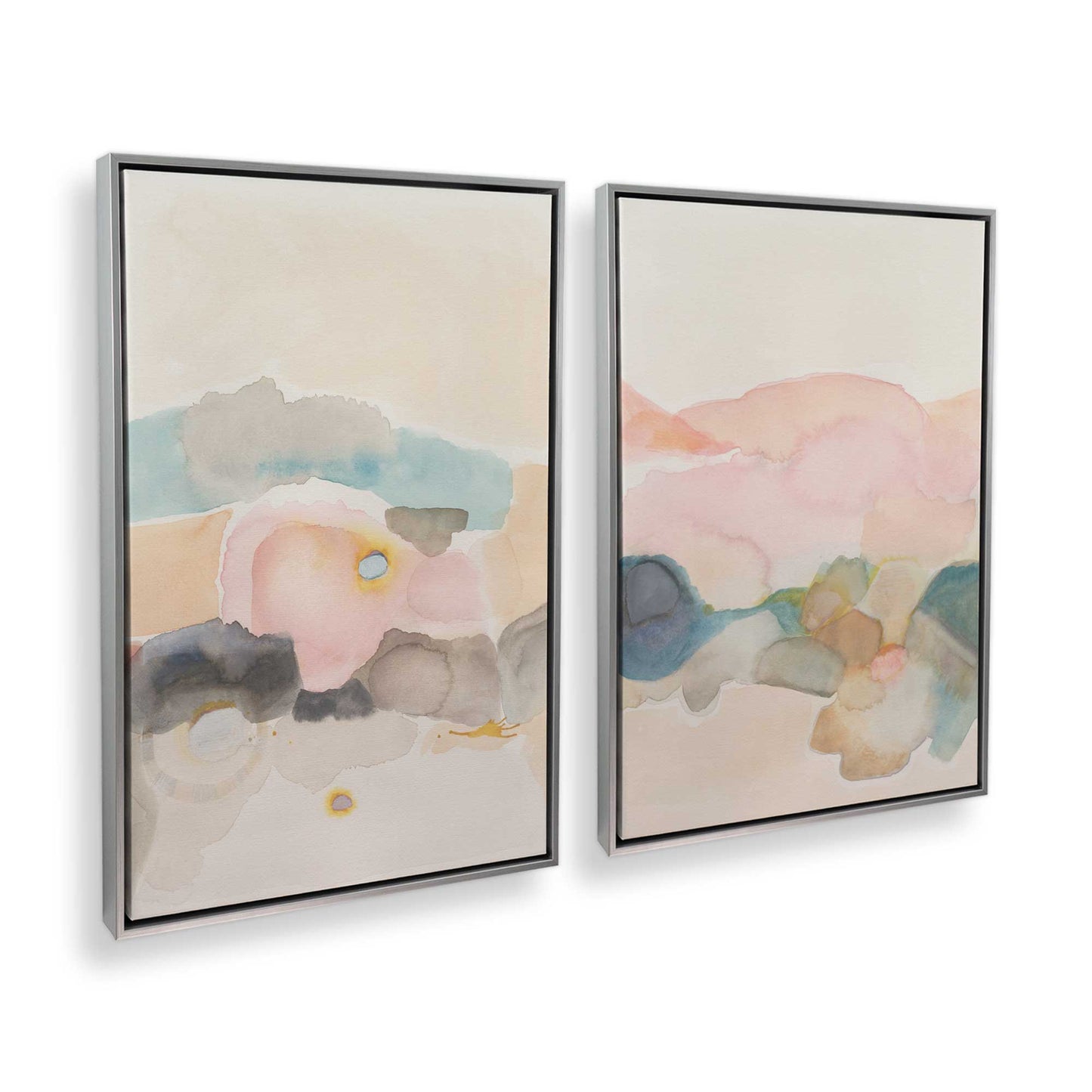 [Color:Polished Chrome], Picture of art in a Polished Chrome frame at an angle