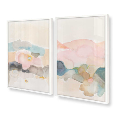 [Color:Opaque White], Picture of art in a Opaque White frame at an angle