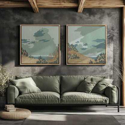 [Color:Opaque White], Picture of art in a White frame