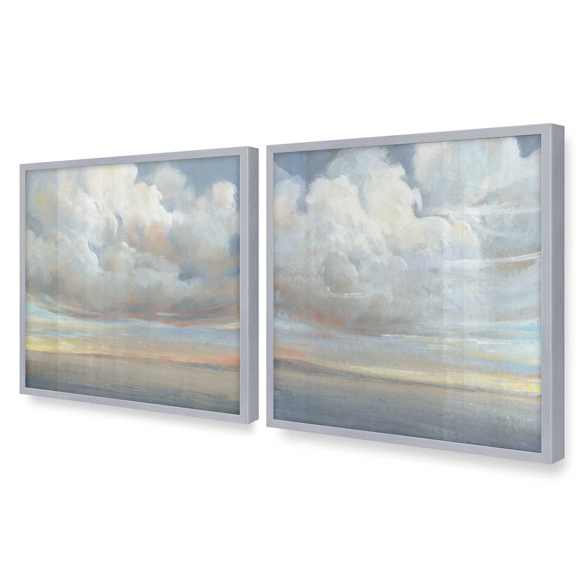 [Color:Polished Chrome], Picture of art in a Polished Chrome frame of the corner