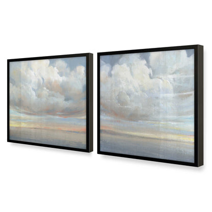 [Color:Satin Black], Picture of art in a Satin Black frame at an angle