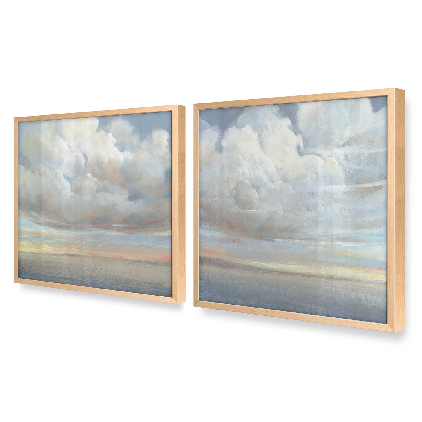 [Color:Raw Maple], Picture of art in a Raw Maple frame at an angle