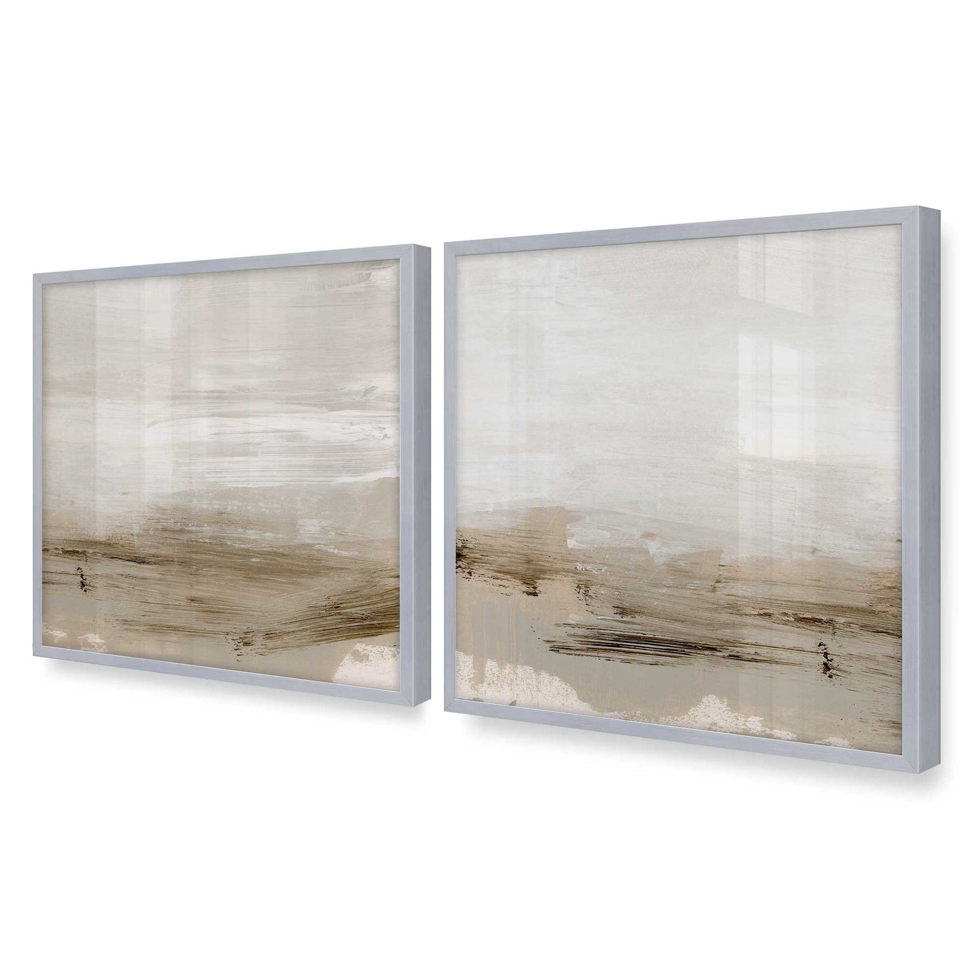 [Color:Polished Chrome], Picture of art in a Polished Chrome frame of the corner