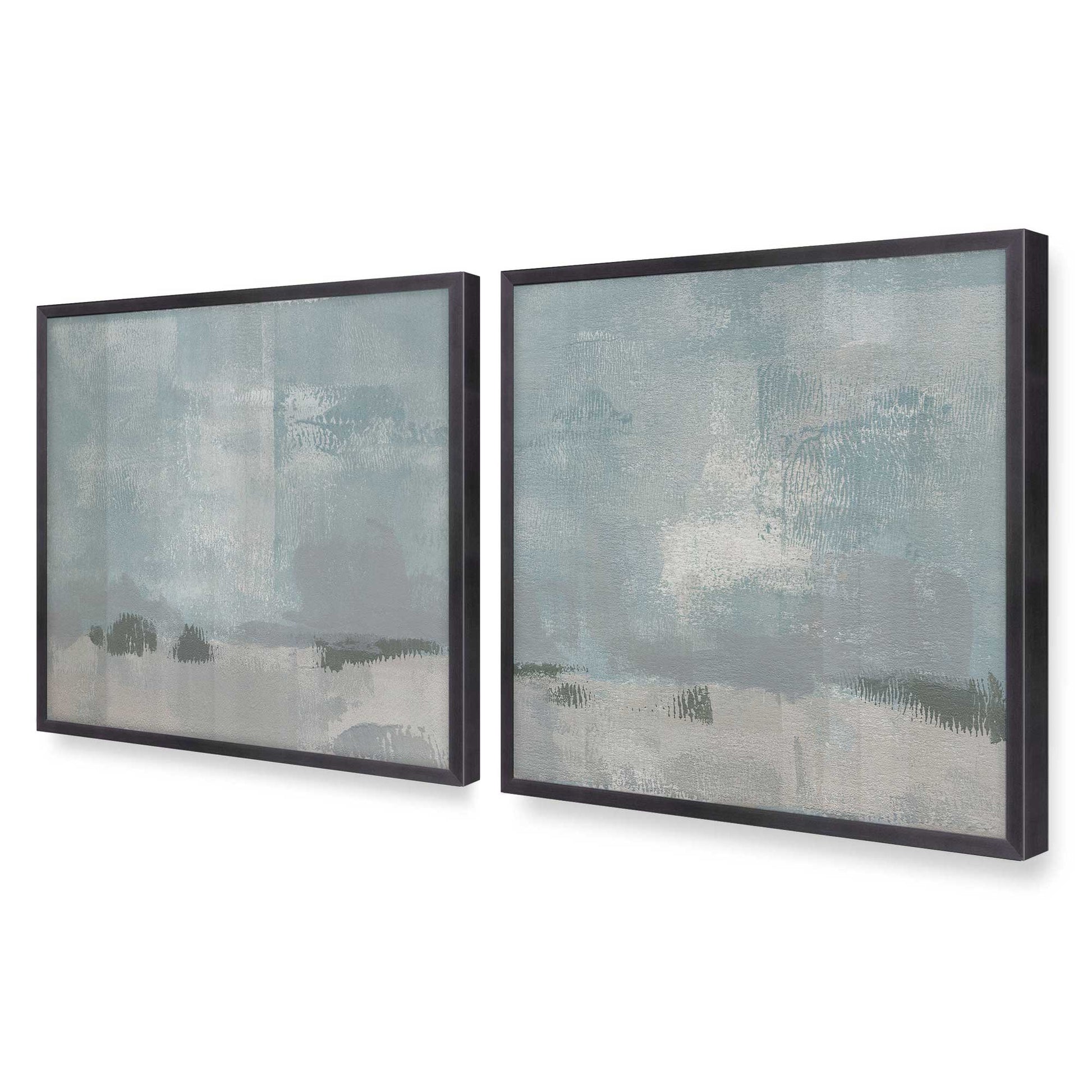 [Color:Weathered Zinc], Picture of art in a Weathered Zinc frame of the corner