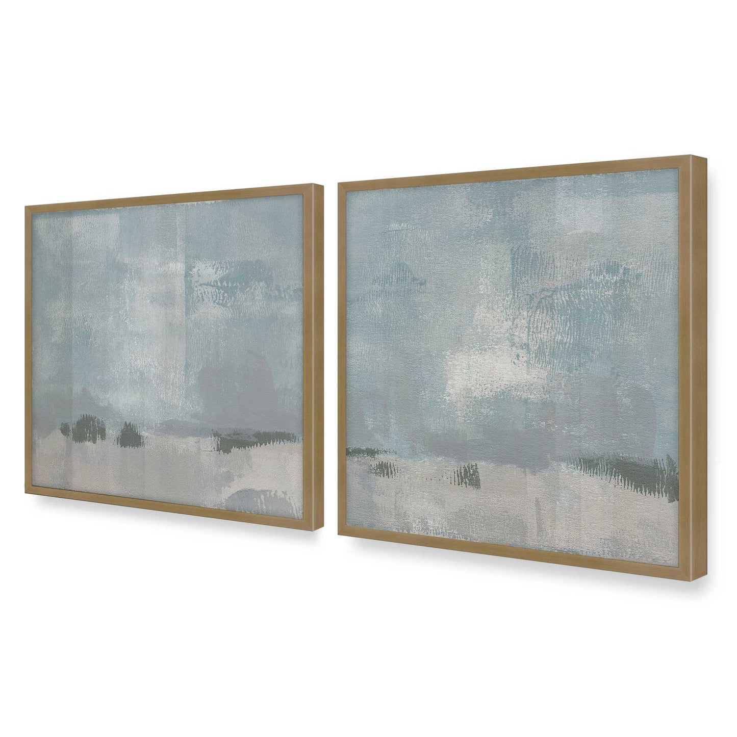 [Color:Brushed Gold], Picture of art in a Brushed Gold frame of the corner
