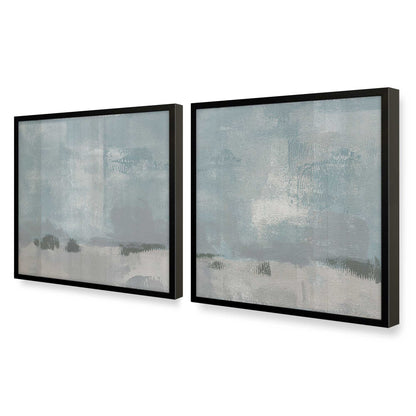 [Color:Satin Black], Picture of art in a Satin Black frame at an angle