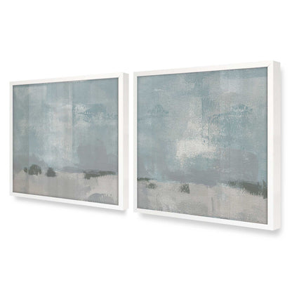 [Color:Opaque White], Picture of art in a Opaque White frame at an angle