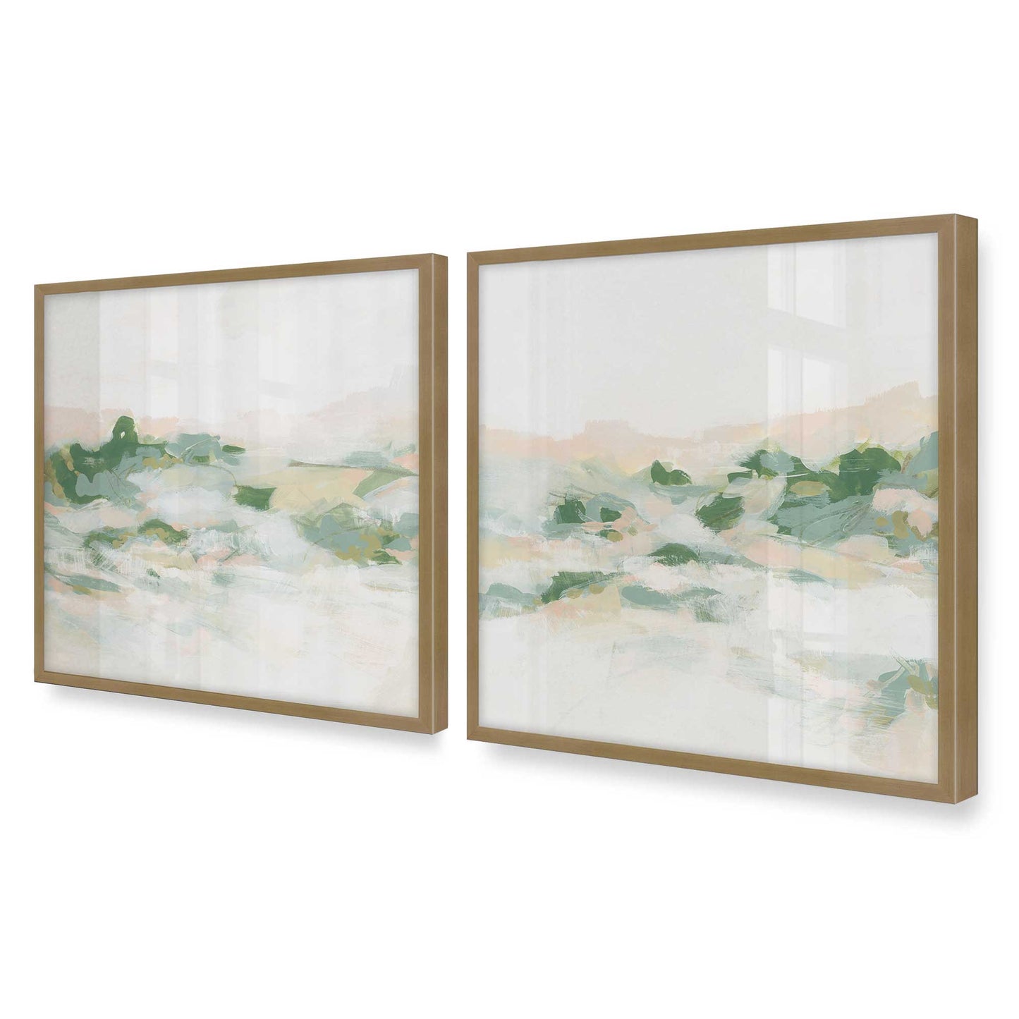 [Color:Brushed Gold], Picture of art in a Brushed Gold frame of the corner