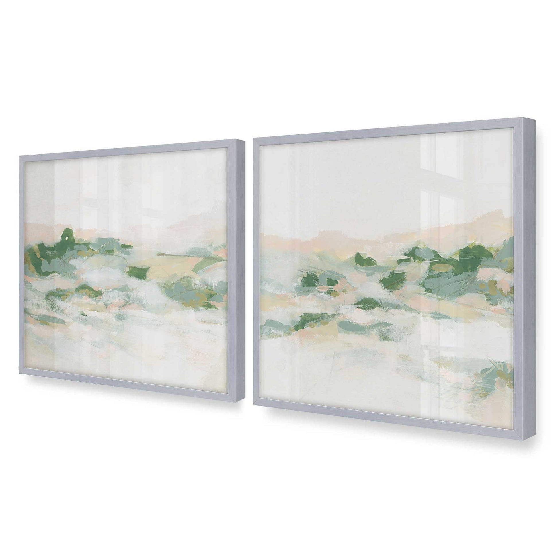 [Color:Polished Chrome], Picture of art in a Polished Chrome frame of the corner