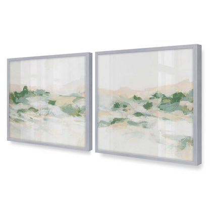 [Color:Polished Chrome], Picture of art in a Polished Chrome frame of the corner