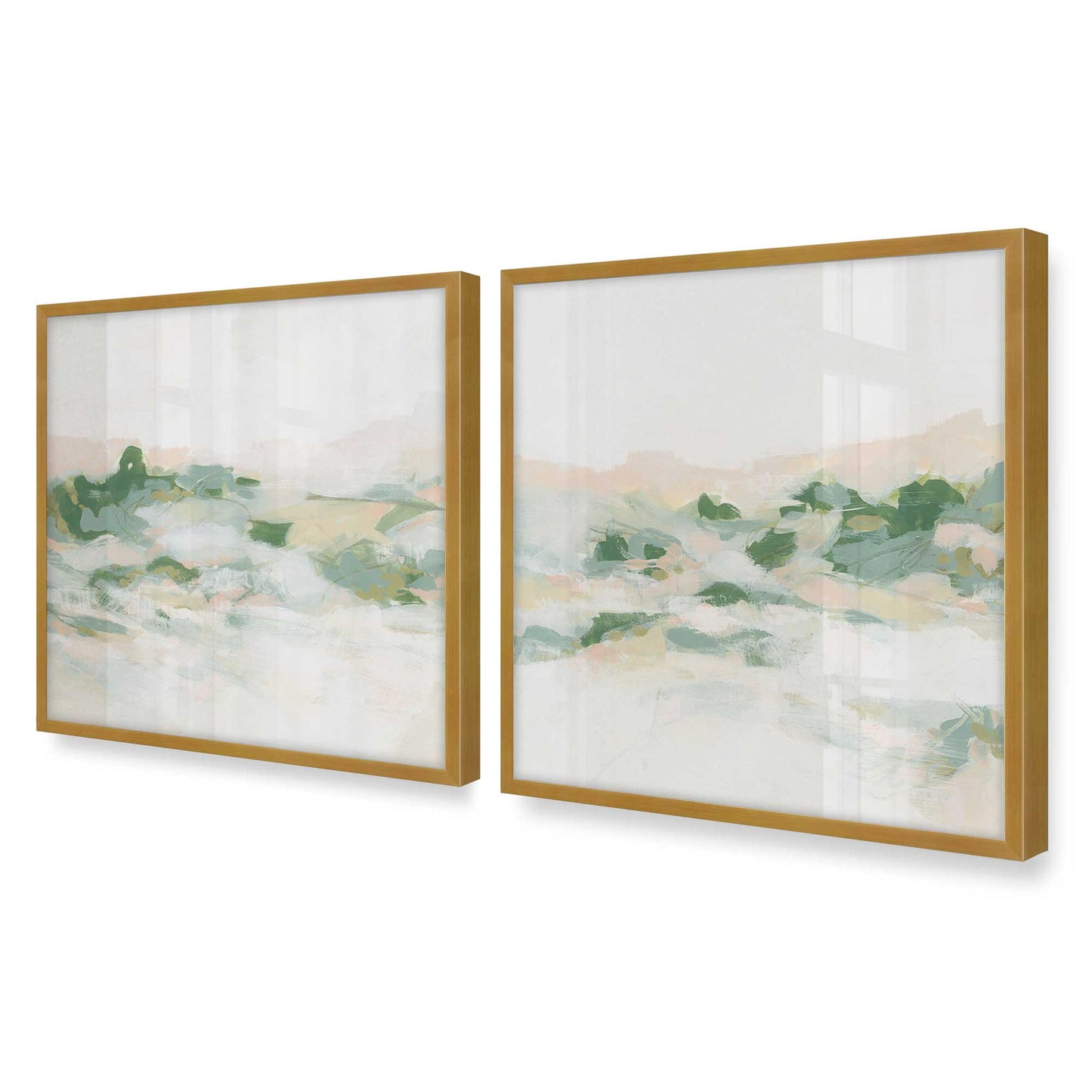 [Color:Polished Gold], Picture of art in a Polished Gold frame of the corner