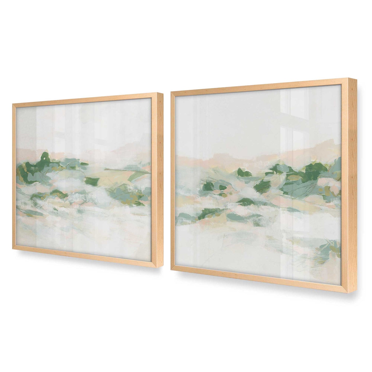 [Color:Raw Maple], Picture of art in a Raw Maple frame at an angle